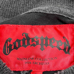 Godspeed T-Shirt "BLUE FLAMES" Black