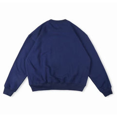 Sp5der Varsity Web Crewneck Sweatshirt Navy