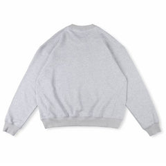 Sp5der Varsity Web Crewneck Heather Sweatshirt Grey