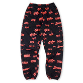 SP5DER graphic-print "Black" Track Pants