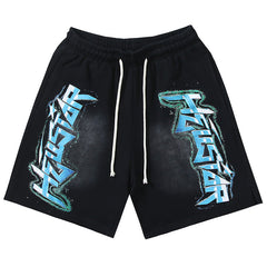 Hellstar Graffiti Washed Shorts