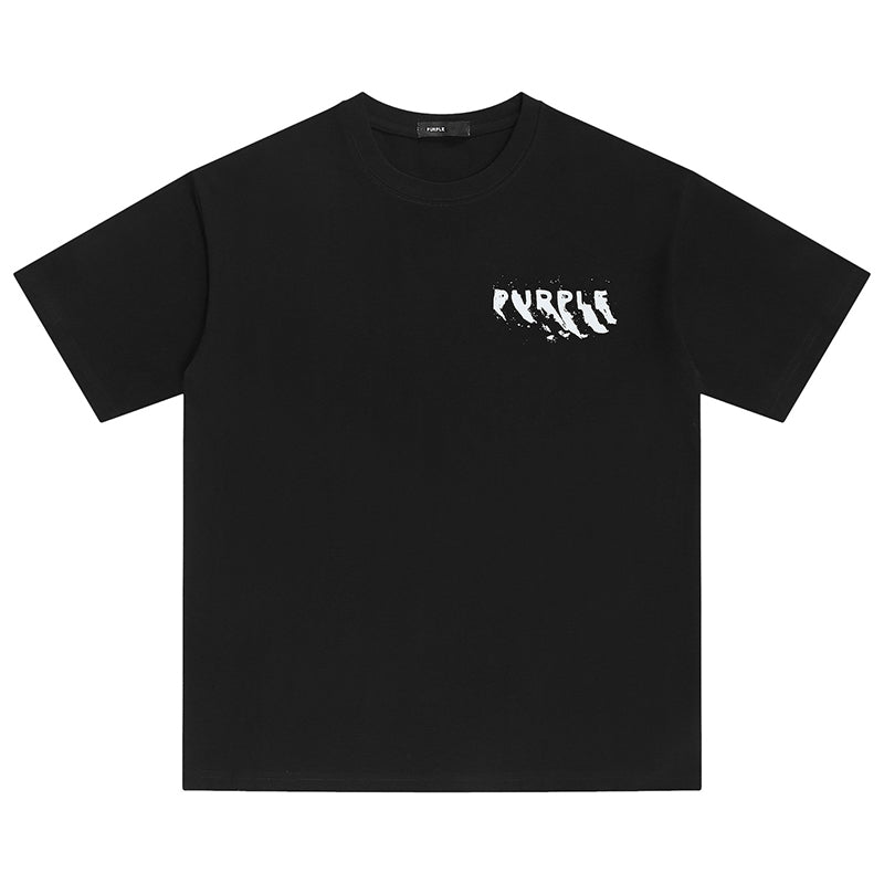 Paint-streaked logo T-Shirt