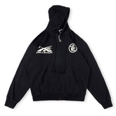 Hellstar HS Logo Zip Up Hoodie Black