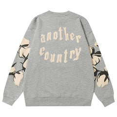 Denim Tears Kapok Pattern Printed Sweatshirts