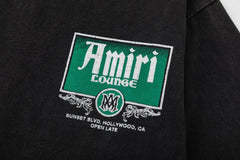 AMIRI Lounge Crystal Embellished Cotton Graphic T-Shirt