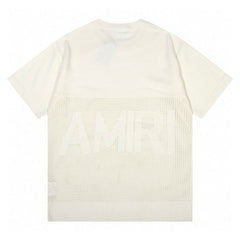 AMIRI Logo-Embossed Fine Knit Jumper