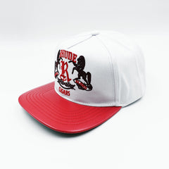 RHUDE TRUCKER CAP Red White