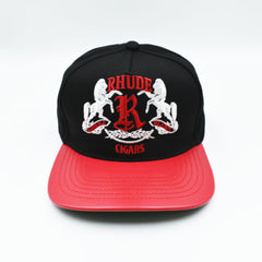 RHUDE TRUCKER CAP Red Black