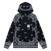 AMIRI Black Bandana B-Ball Hoodie