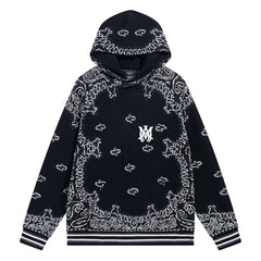 AMIRI Black Bandana B-Ball Hoodie