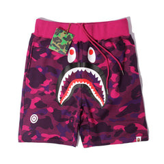 BAPE Color Camo Shark Sweatshorts