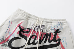 SAINT MICHAEL X Takashi Murakami Graff Sweatshort