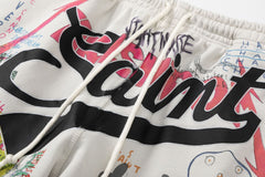 SAINT MICHAEL X Takashi Murakami Graff Sweatshort