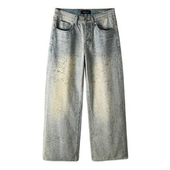 Purple Brand Crystal Diamond Jeans #107