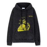 Off-White Bacchus-Print Cotton Hoodie