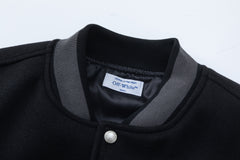 OFF WHITE Golf Varsity Jacket