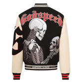 Godspeed Mankind Vs Ai Varsity Jacket Black/red