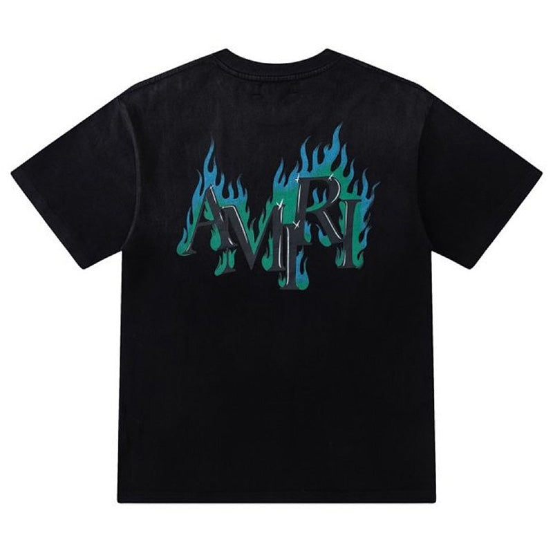 AMIRI CRYSTAL AMIRI FLAMES T-Shirt