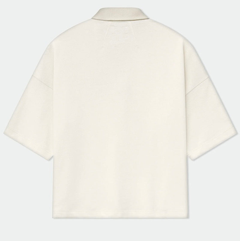 Boxy Cotton-Piqué Polo Shirt