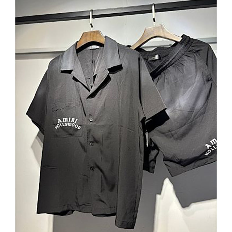 AMIRI CAMISA DE BOLOS HOLLYWOOD SHIRT SETS