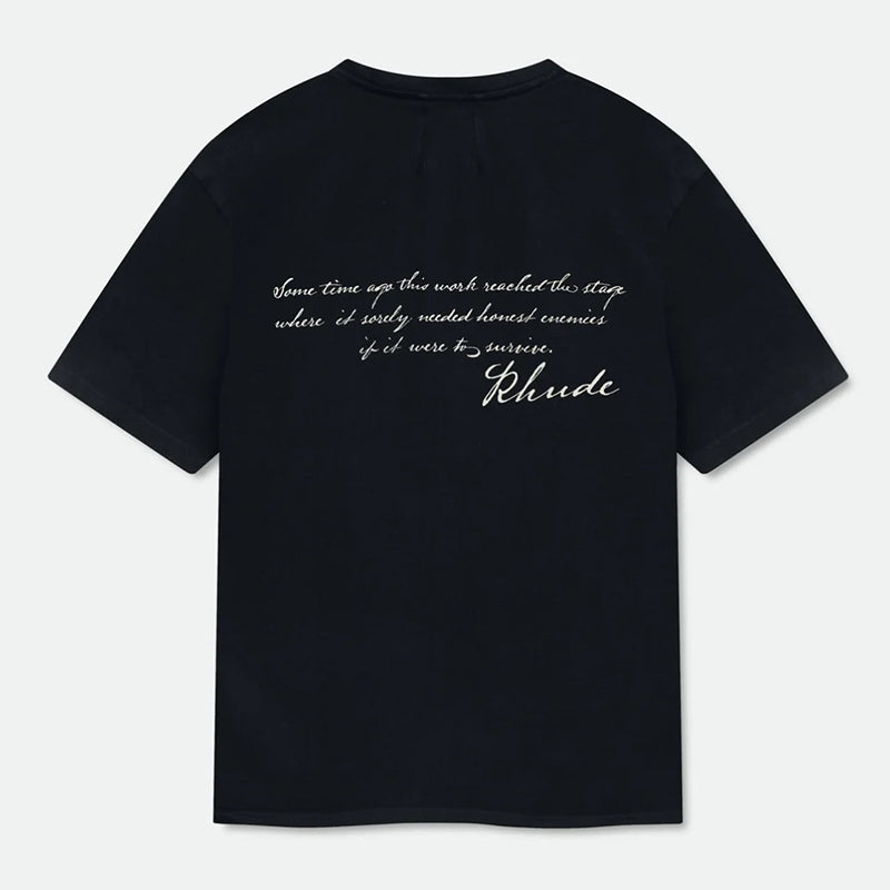 RHUDE Crewneck Cotton Tee