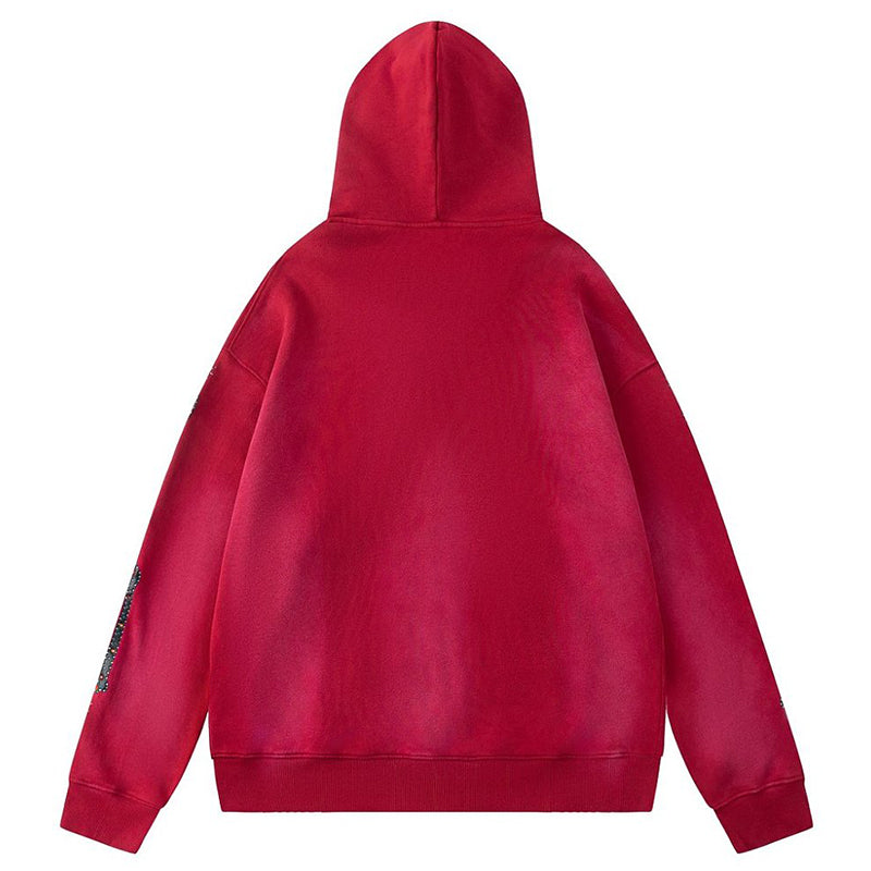 AMIRI Bones Studded Zip Hoodie
