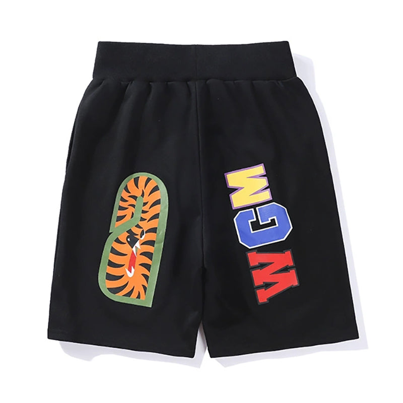 BAPE Shark Camo Pocket Sweat Shorts