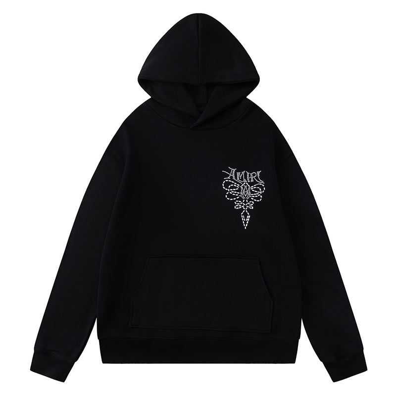 AMIRI Lasso crystal-embellished hoodie