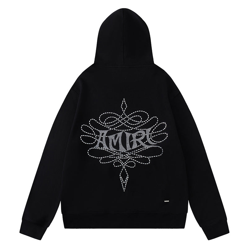 AMIRI Lasso crystal-embellished hoodie