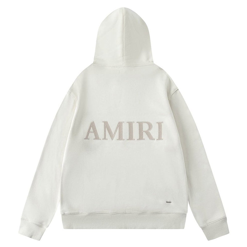 Amiri Core Logo-Embroidered Cotton Hoodie
