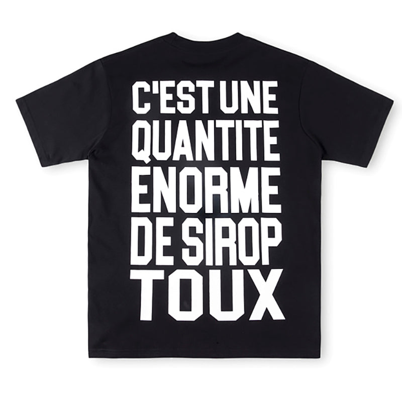 THAT'S A AWFUL LOT OF COUGH SYRUP Logo-Printed cotton Tee