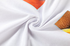 Off White Arrow Pattern Printed T-Shirt