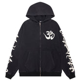 Hellstar OHM Yoga Zip Up Hoodie