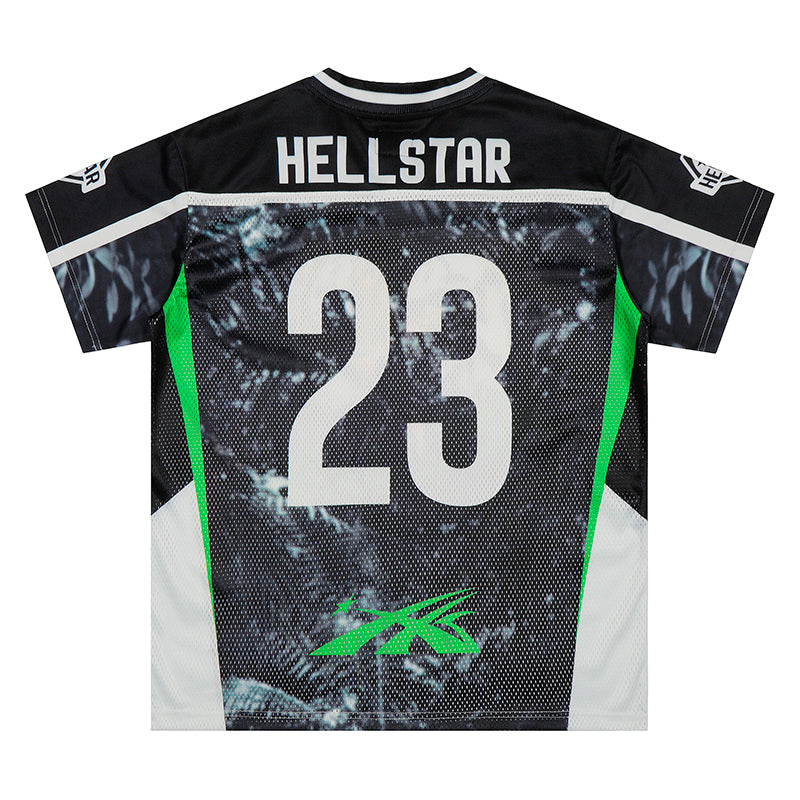 Hellstar Tiger Print Mesh Jersey