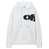 Off-White Kids Type Graphic Cotton Hoodie
