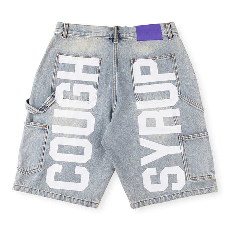 Cough Syrup Denim Shorts