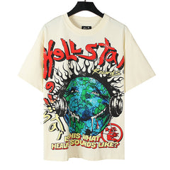 HELLSTAR Earth Print T-shirt