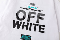 Off White Logo Pattern Printed T-Shirt