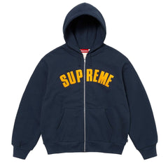 Supreme 25FW Thermal Lined Zip Up Hooded Sweatshirt
