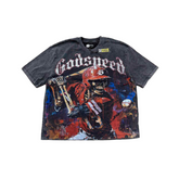 Godspeed T-Shirt "BASEBALL HITTER" Black