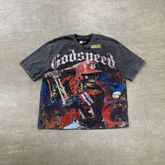 Godspeed T-Shirt "BASEBALL HITTER" Black