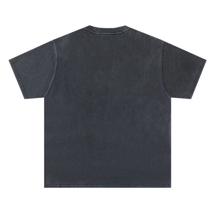Washed Distressed Rhinestone T-shirt