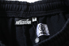 Hellstar Classic Letter Avatar Washed Shorts