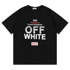 Off White Logo Pattern Printed T-Shirt