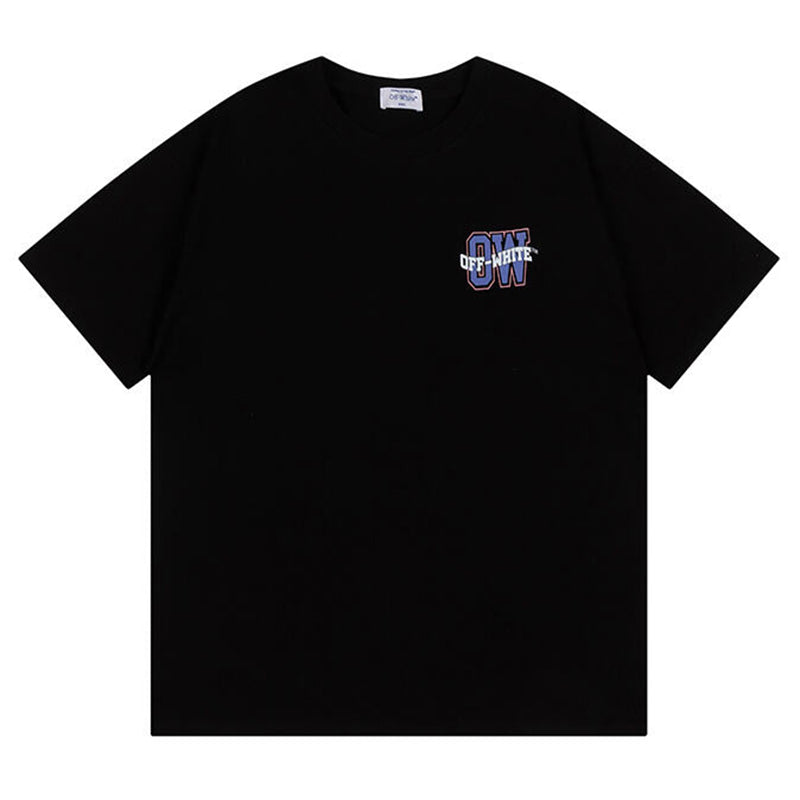 Off White Arrow Pattern Printed T-Shirt