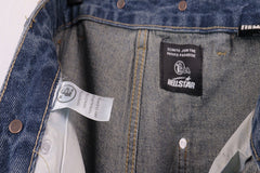 Hellstar Diamond Embellished Denim Shorts