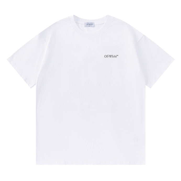 OFF WHITE Holy dove pattern T-shirt