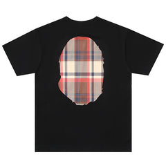 BAPE Check Big Ape Head Tee