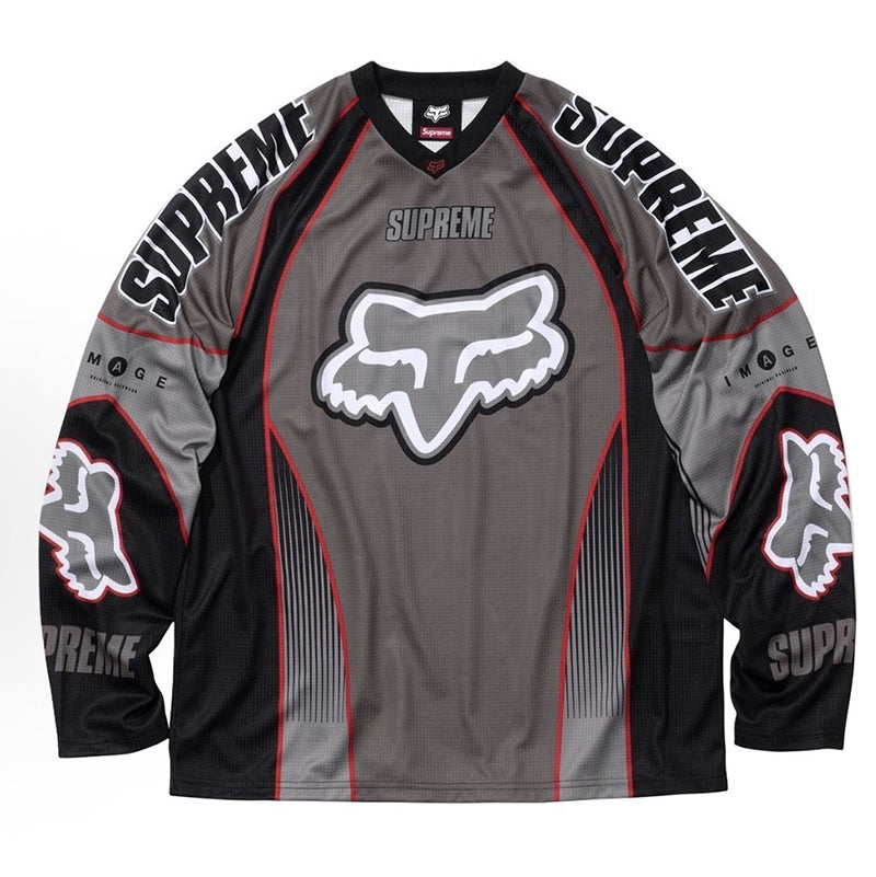 Supreme Fox Racing DMX Jersey White Long Sleeve Tee