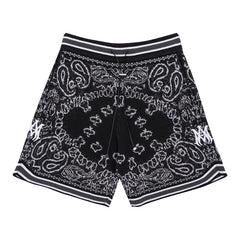 AMIRI Bandana Print B-Ball Drawstring Shorts